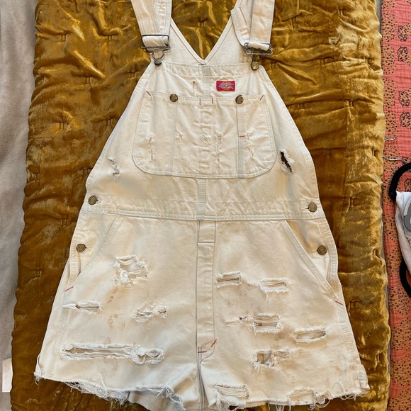 UO Dickies Distressed Coverall/Overall/Romper - Picture 1 of 10